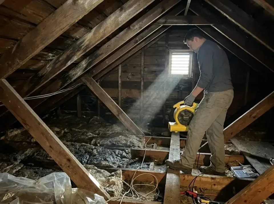 attic-water-damage-drying-proc-007 — frequently asked questions, Emergency Water Extraction & 24/7 Flood Response in Kenedy,…